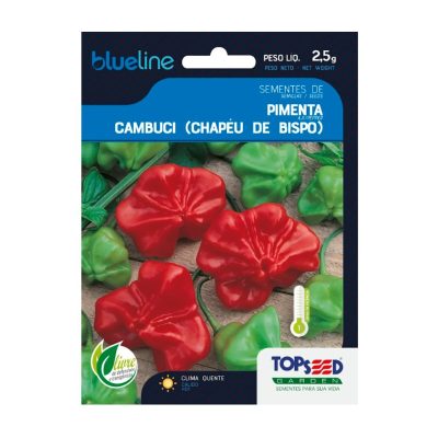 Envelope Sementes Pimenta Chapeu de Bispo Cambuci 2,5g