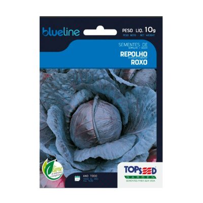 Envelope de Sementes  Repolho Roxo 10g