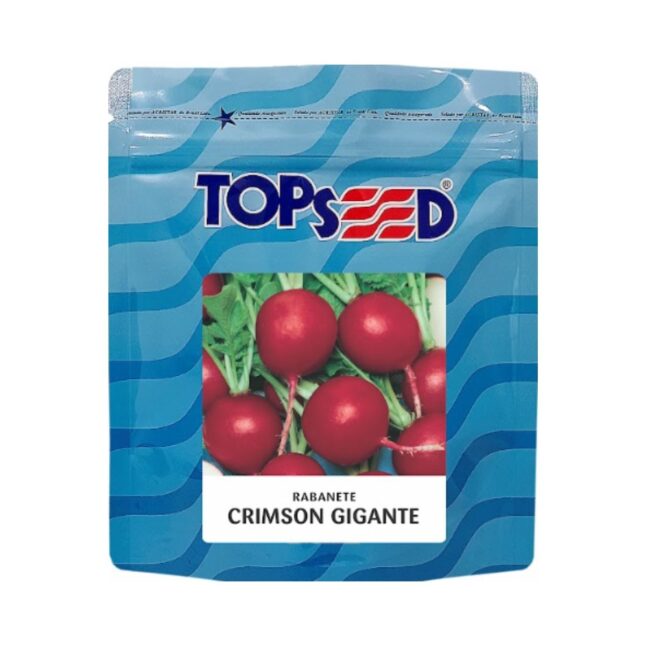 Sementes Rabanete Crimson Gigante 500g