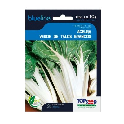 Envelope Sementes  Acelga Verde Talos Brancos 10g