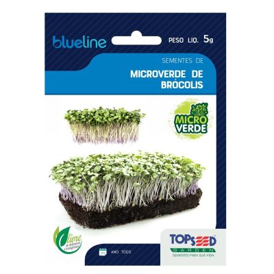 Sementes de Microverdes Brocolis 5g