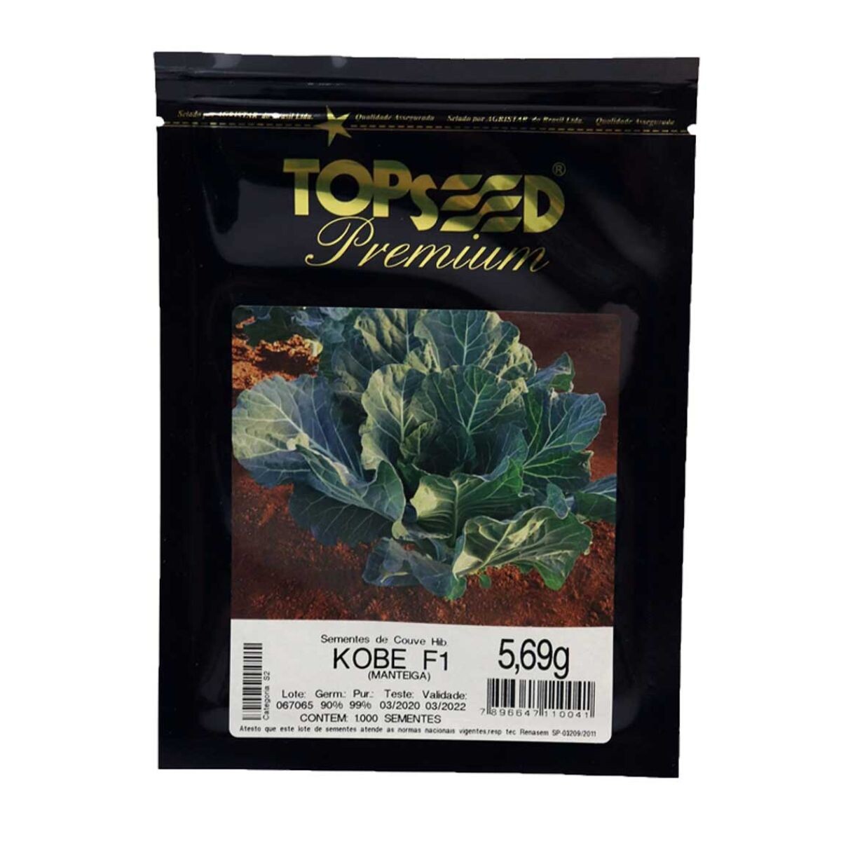 Sementes de Couve Hib. Manteiga Kobe F1 1 MX