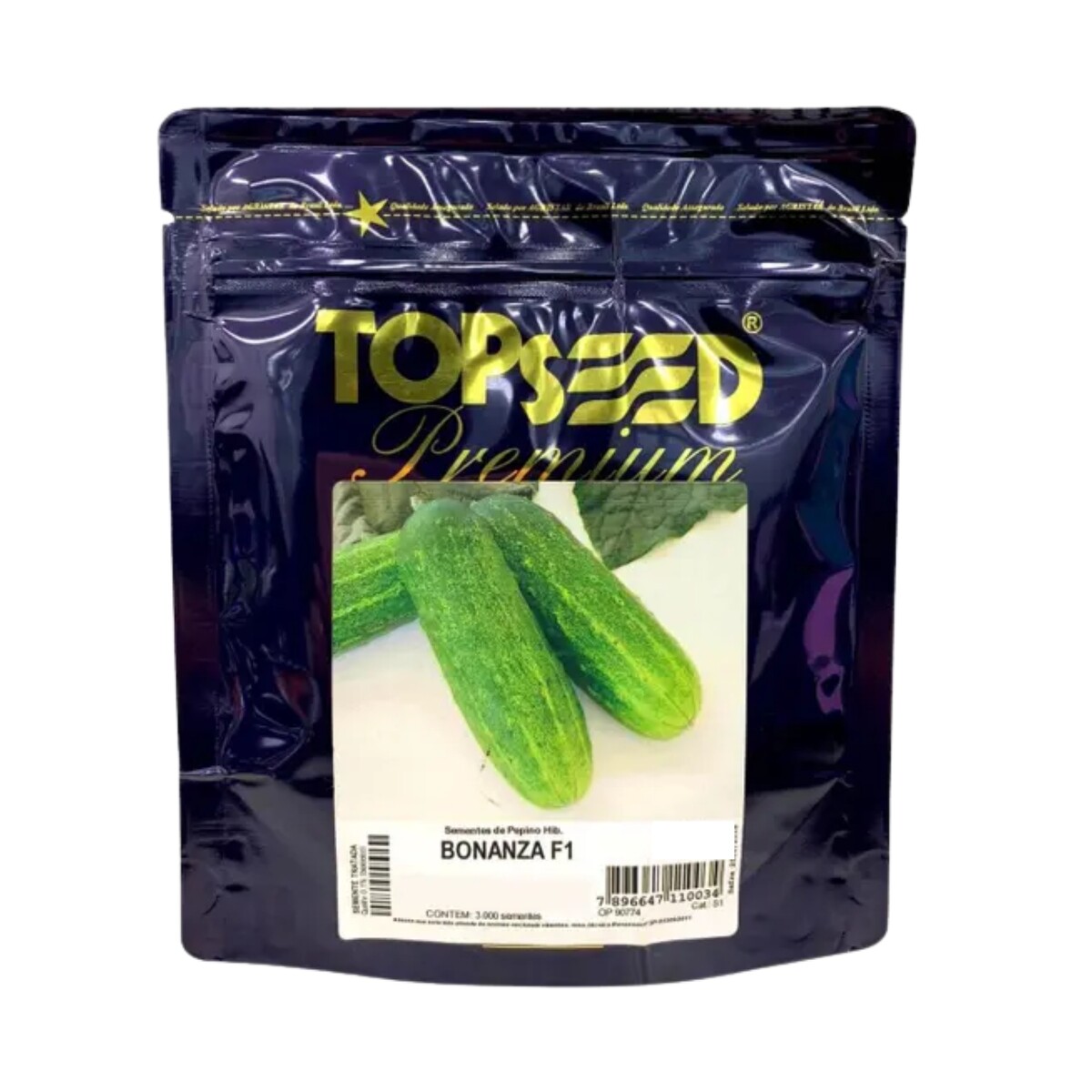 Sementes de Pepino Hib . Bonanza F1