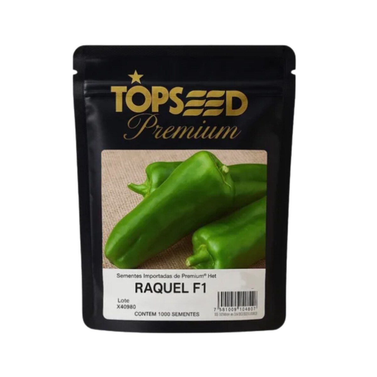 Sementes de Pimentao Hib. Raquel F1 1 Mx