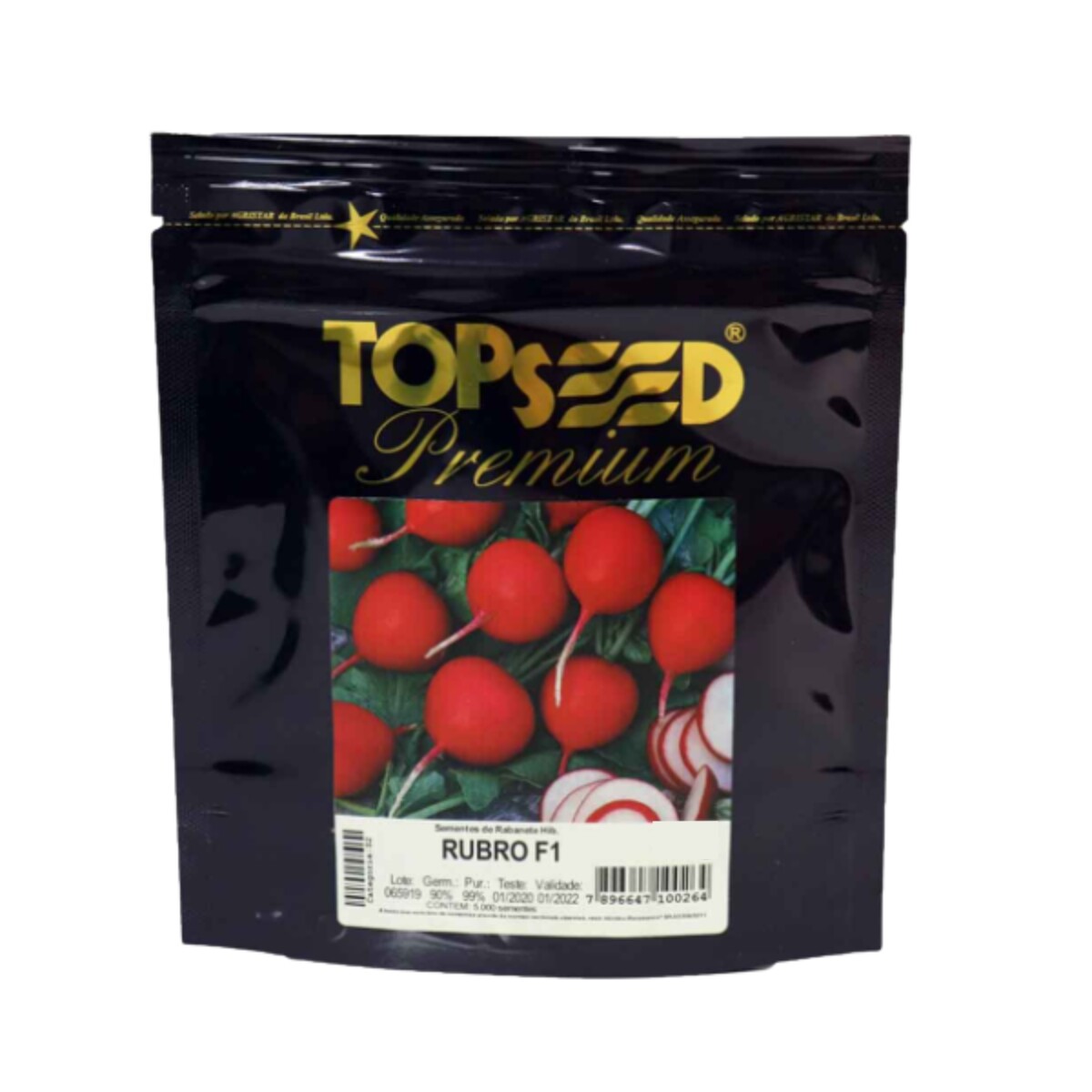 Sementes de Rabanete Hib . Rubro F1 5 mx