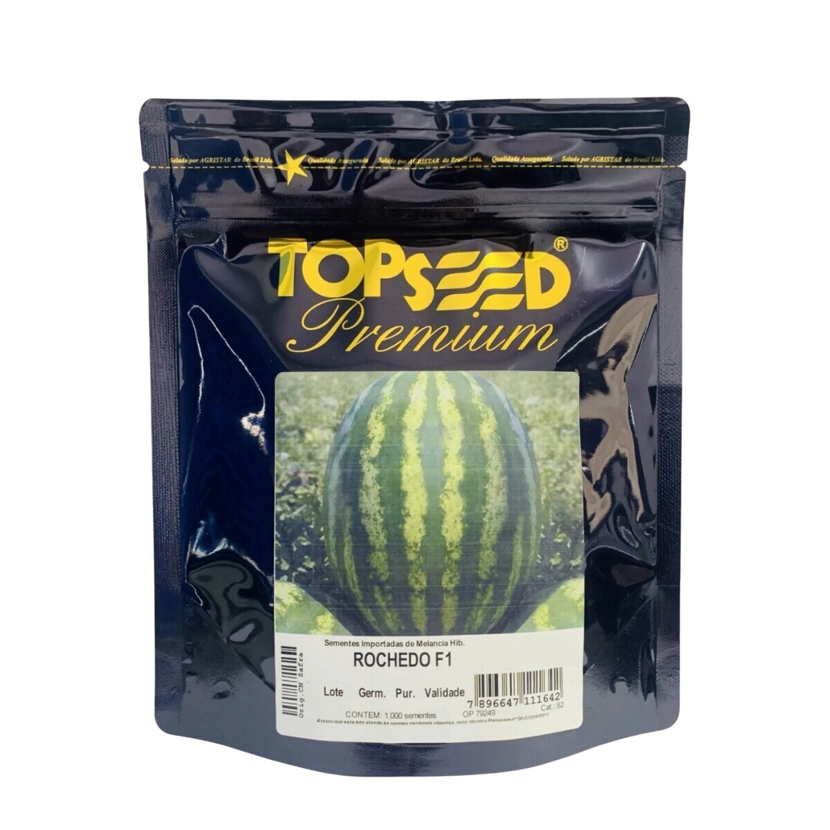 Sementes de Melancia Hib. Rochedo F1 1Mx